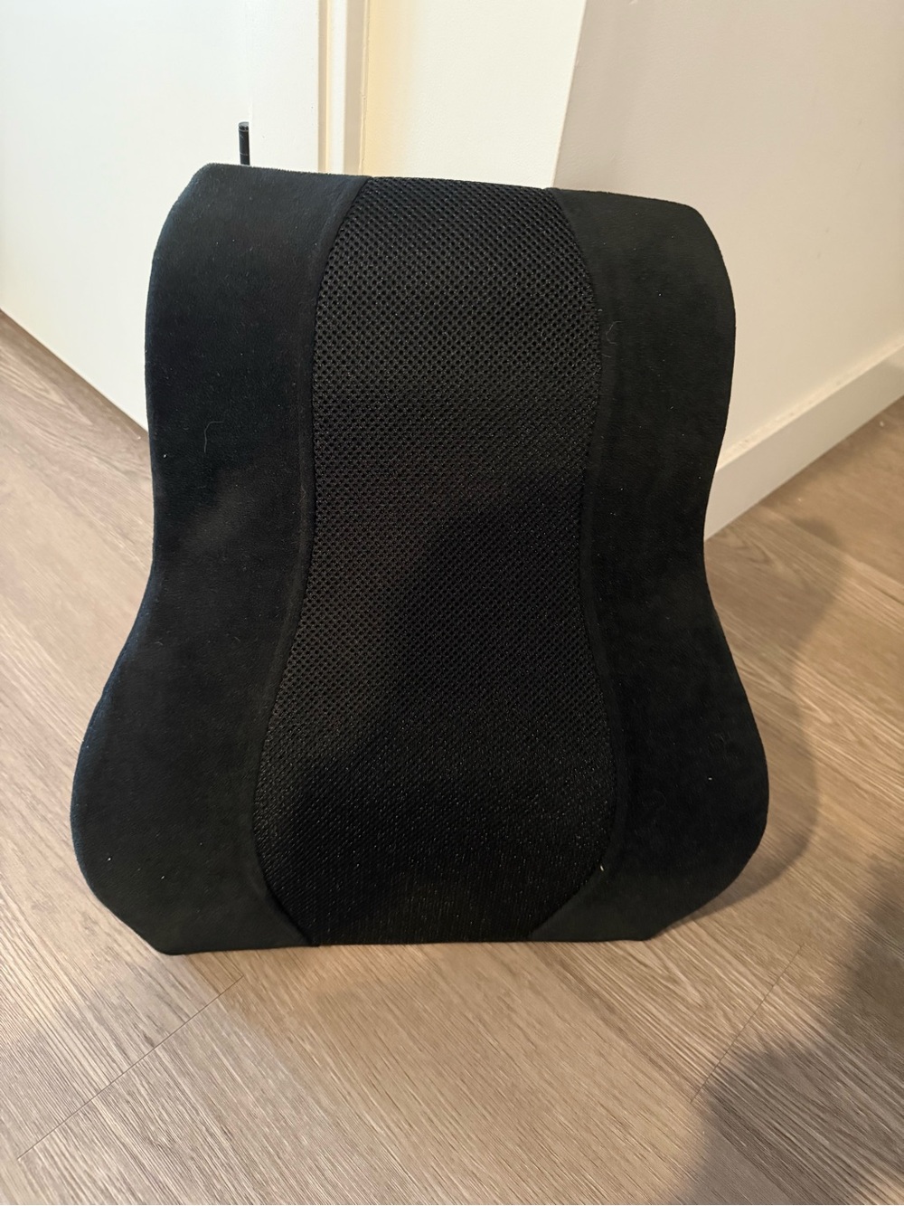 Sealy Black Lumbar Support Cushion - Comfortable Back Support
